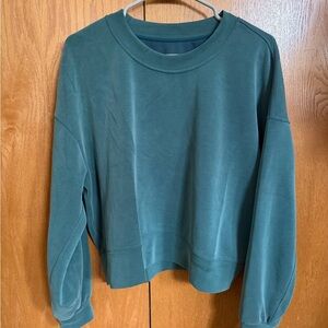 Lululemon Women's Teal Crewneck Sweatshirt